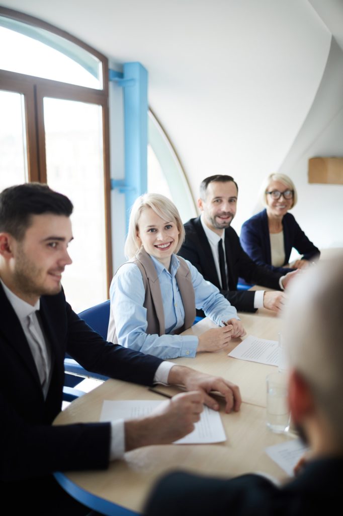 Business team at conference