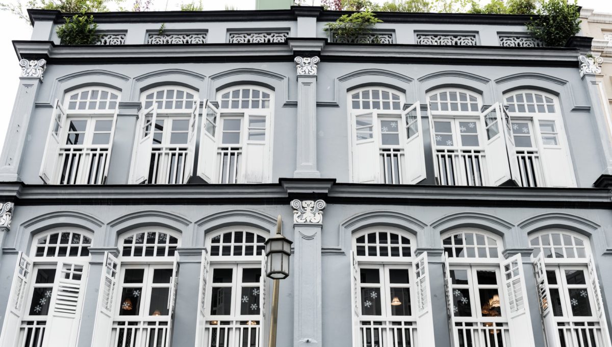 Vintage style building