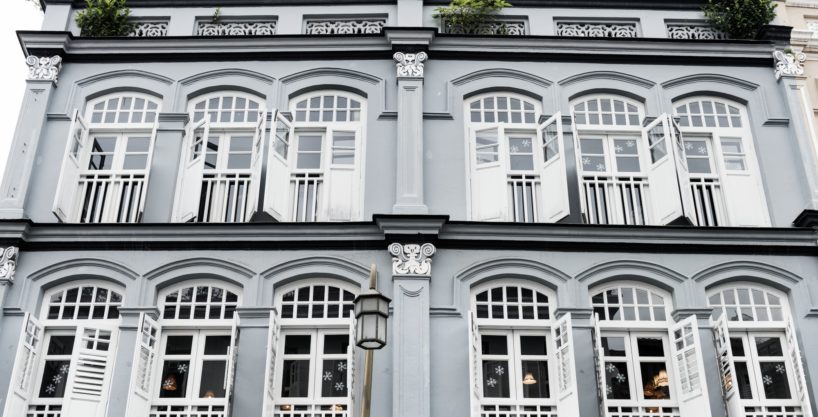 Vintage style building