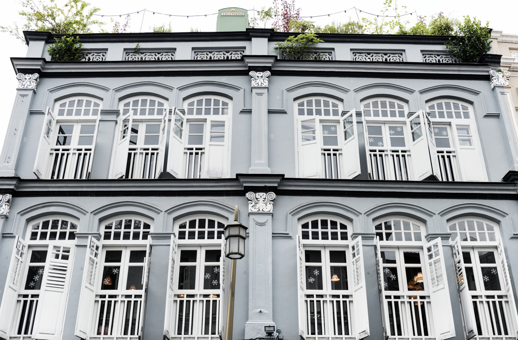 Vintage style building